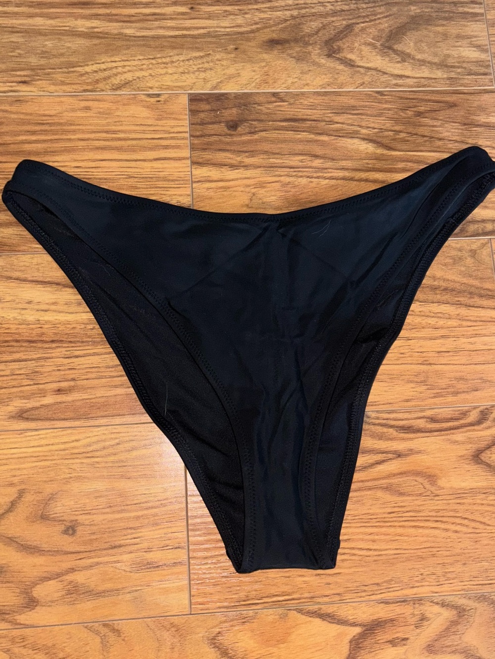 aerie Black Cheeky Bikini Bottom